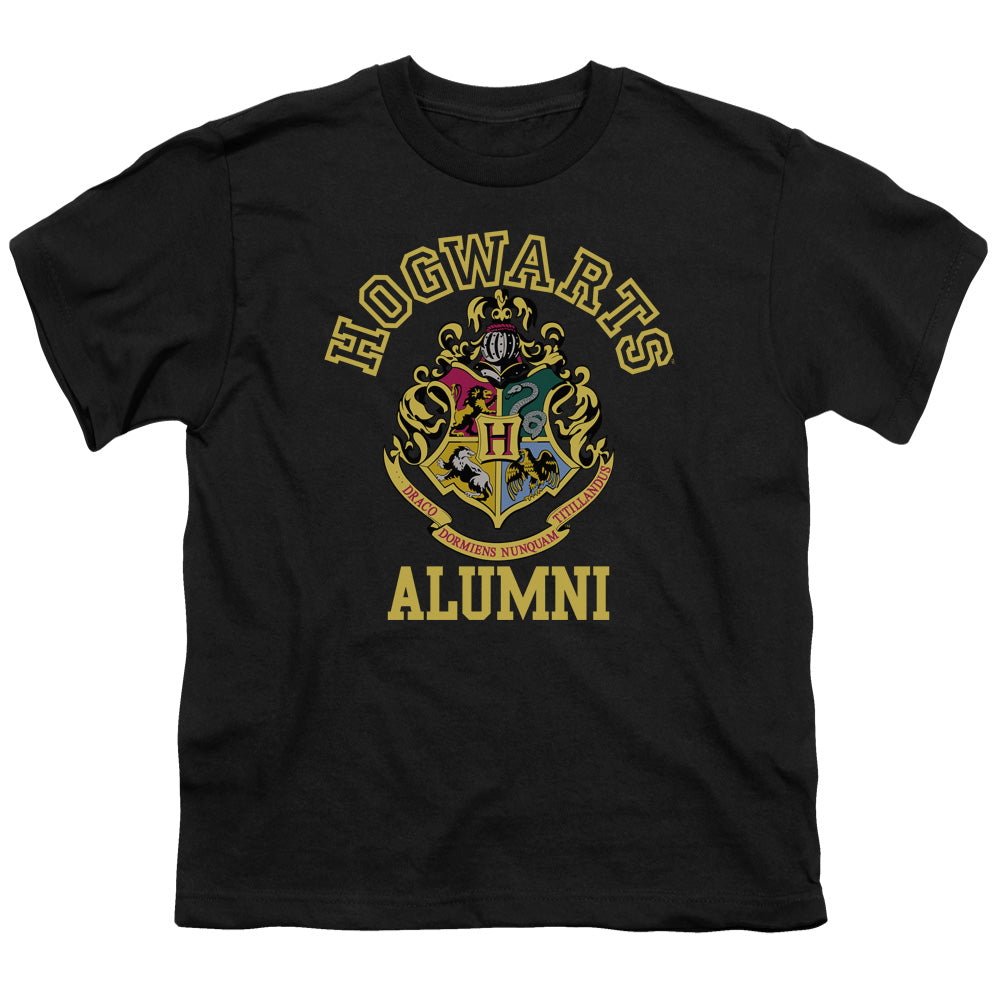 Harry Potter Hogwarts Alumni Kids Youth T Shirt Black Officially Licensed