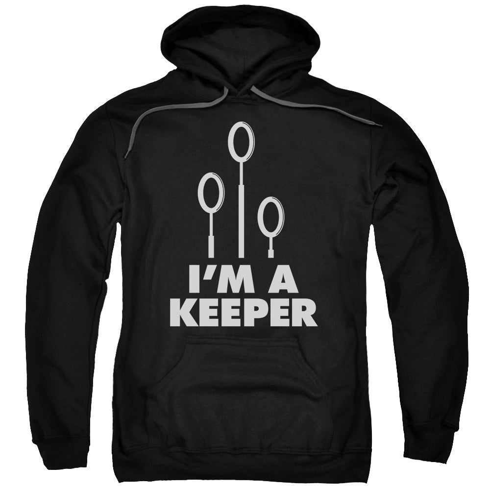 Harry Potter Keeper Mens Hoodie Black Officially Licensed