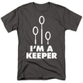 Harry Potter Keeper Mens T Shirt Black Officially Licensed