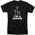 Harry Potter Keeper Mens Tall T Shirt Black Officially Licensed