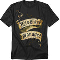 Harry Potter Mischief Managed Mens T Shirt Black Officially Licensed