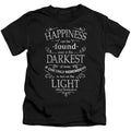 Harry Potter Happiness Juvenile Kids Youth T Shirt Black Officially Licensed