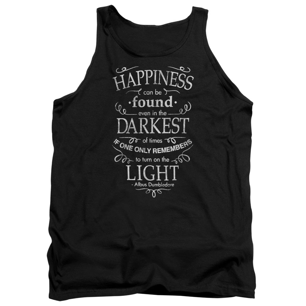 Harry Potter Happiness Mens Tank Top Shirt Black Officially Licensed