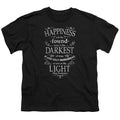 Harry Potter Happiness Kids Youth T Shirt Black Officially Licensed