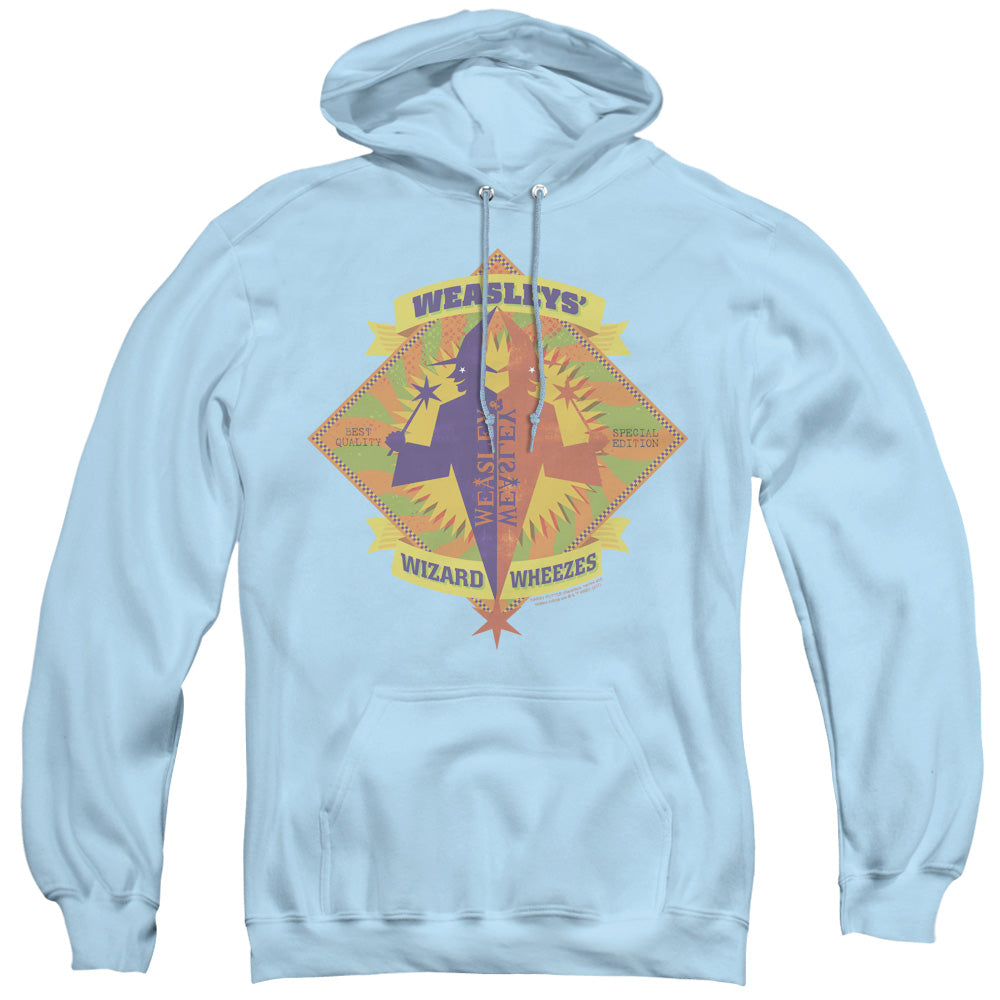 Harry Potter Wizard Wheezes Mens Hoodie Light Blue Officially Licensed