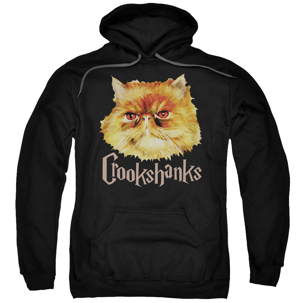 Harry Potter Crookshanks Color Mens Hoodie Black Officially Licensed