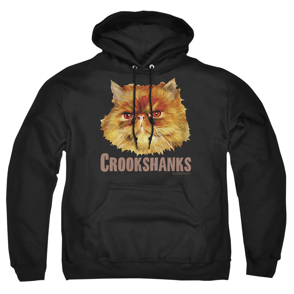 Harry Potter Crookshanks Color Mens Hoodie Black Officially Licensed