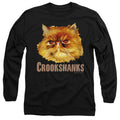 Harry Potter Crookshanks Color Mens Long Sleeve Shirt Black Officially Licensed Officially Licensed