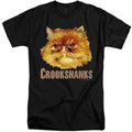Harry Potter Crookshanks Color Mens Tall T Shirt Black Officially Licensed