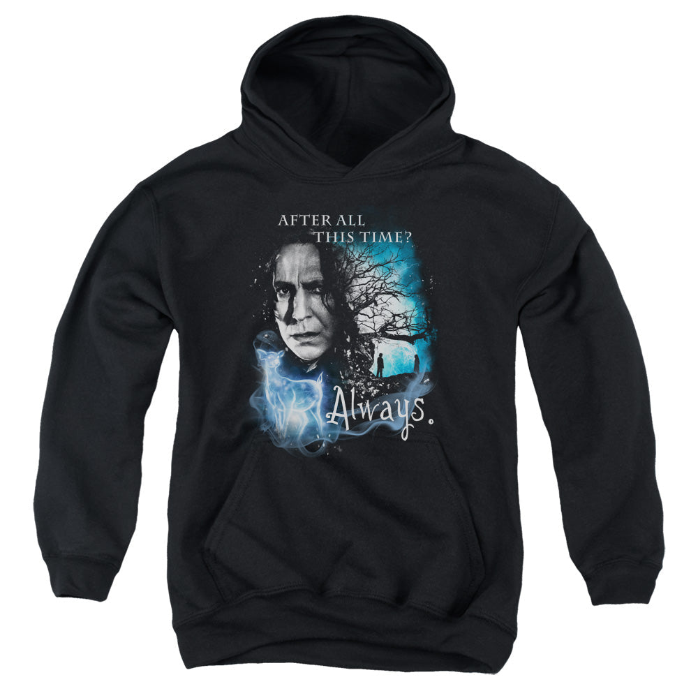 Harry Potter Always Kids Youth Hoodie Black Officially Licensed