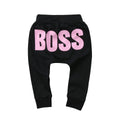 Modern Printed Baby Letter BOSS Pants Cotton Baby Pants / Casual Trousers for Boy and Girl Clothes