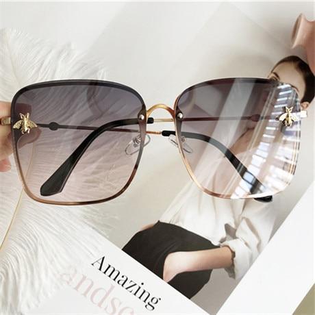 Popular brand  Oversize Square Sunglasses For Women and Ladies  Luxury Driving Superstar  Designer Sunglasses With Shades and Gradient Glasses With  UV400 Protection