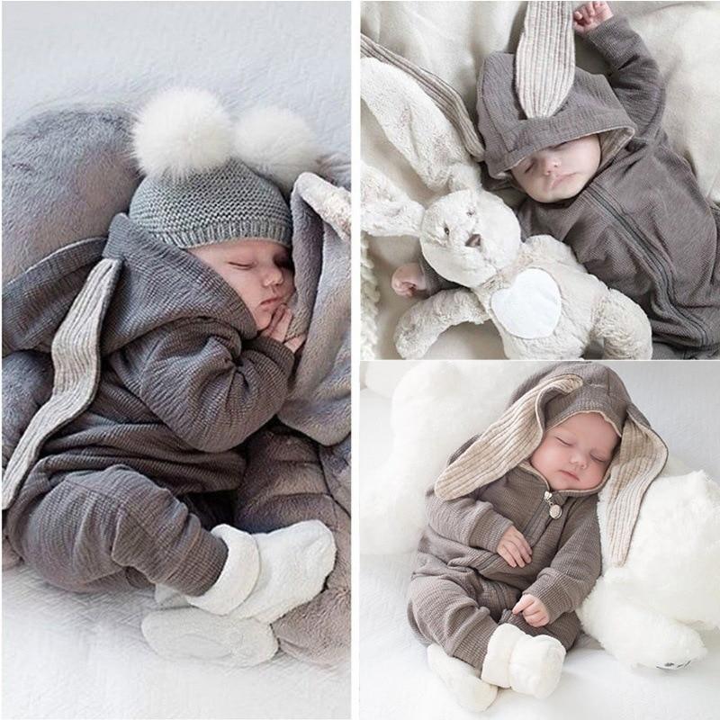 Infant Clothing Baby Boys Clothes Newborn Baby Rompers For Baby Girls Jumpsuit Halloween Baby Costume In Rabbit Style