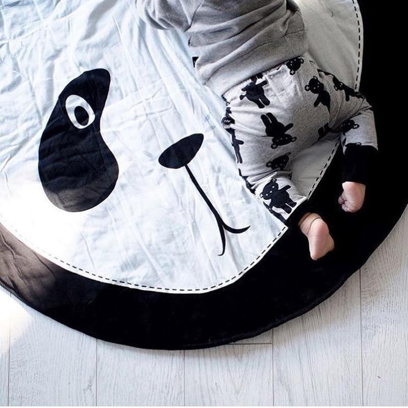 Baby Kids Play Mat Cotton Game Mat Room Floor Round Carpet Rug Children Tent Camp Mat Baby Yym Kids