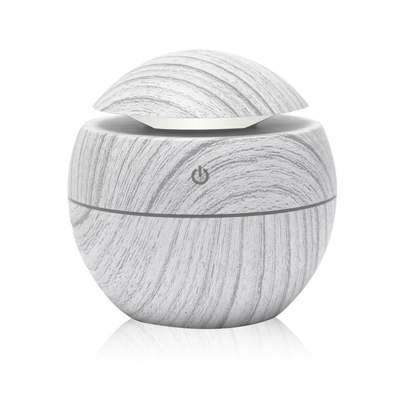 Mini Air Humidifier Ultrasonic USB Aroma Wood Grain LED Night Light  Electric Essential Oil  Diffuser Aromatherapy Home