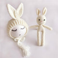 Modern Baby Cap Deer Design Handmade Crochet Deer Costume Set Knitted Hats And Toy For Girls and Boys Kids