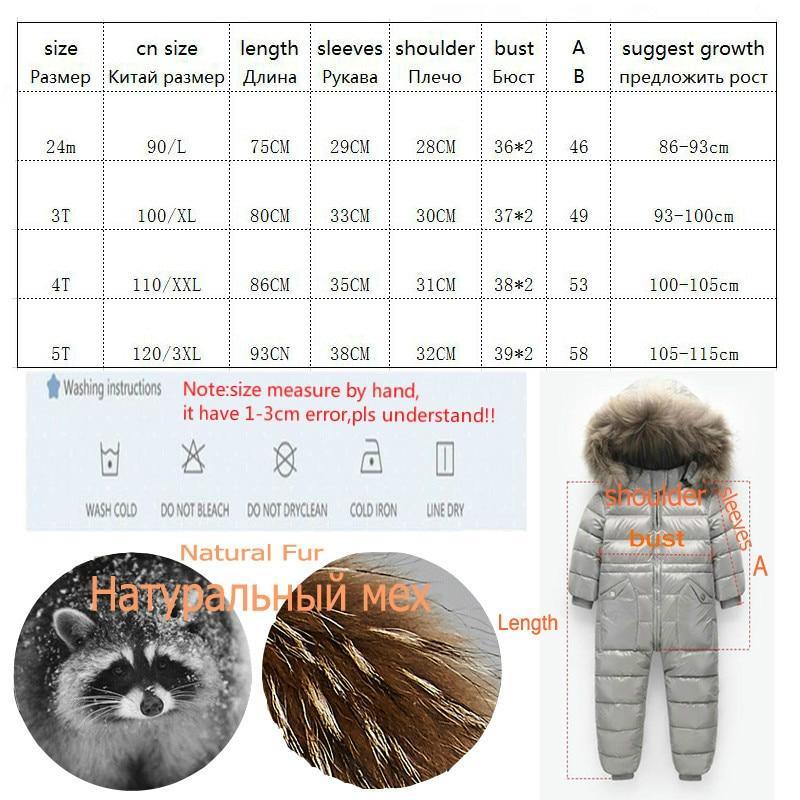 Winter Snowsuit for Climbing  Babyboy Jacket  Outdoor Infant Clothes for Girls/Boys For Ski And Winter