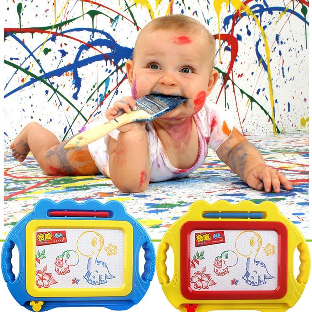 Modern Popular Drawing toys unisex magnetic plate coolplay magic water drawing book coloring book do magnetic drawing board