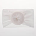 Newborn Infant Kids Girls Nylon Bow Hairband Headband Stretch Turban Knot For Bay Girls
