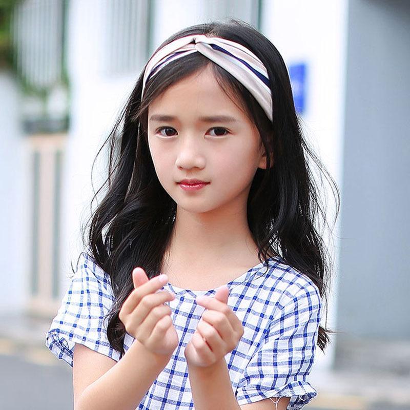 Cute Baby Girl Headbands Twisted Knotted Elastic Kids Hair Bands Turban Soft Children Head Bands for Baby Girls Hair Accessories