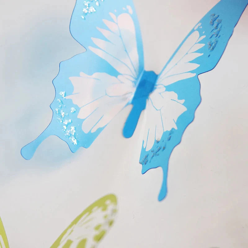 3D Crystal Butterfly Wall Stickers – Home & Garden Decor Decals