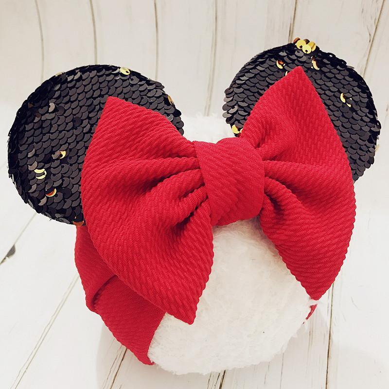 Head wrap Baby Headband Top Knot Headbands Over Sized Bow Hair Newborn Head Band For Baby Girl In elegant Modern Design