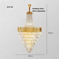 Gold Silver Desinger Dimmable LED Chandelier Lighting Hanging Lamps Lustre Suspension