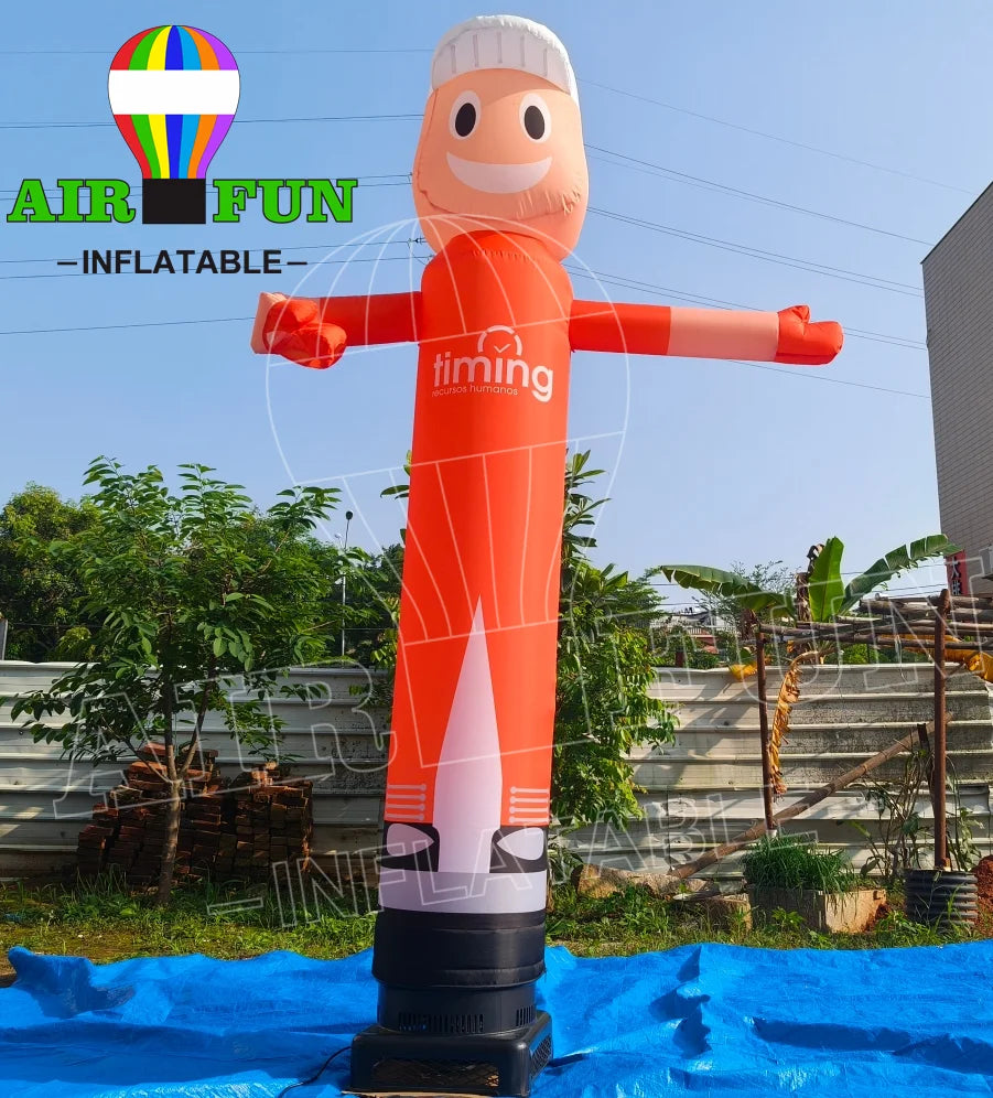 AIRFUN Custom Print Inflatable Flailing Tube Man Wacky Wavy Wind Flying Air Dancer Balloon