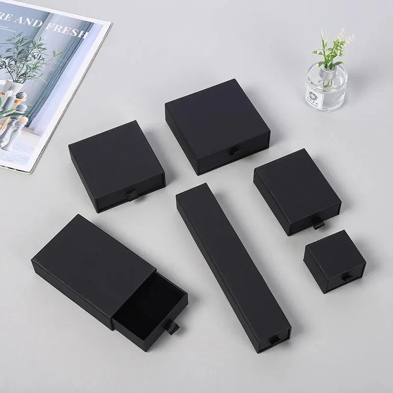 10pcs Paper Jewelry Gift Boxes for Rings, Earrings & Bracelets