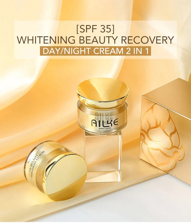 AILKE Dark Spot Corrector Hydration Facial Cream With Spf35+ Lighting Skin Tone Anti-sunburn Skin Care