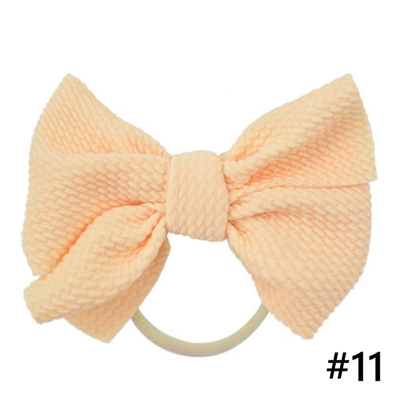Headband Bow Girl Headbands Nylon Elastic Hair Accessories Photography Props For Baby Girls In Elegant Design