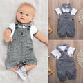 Baby Boys Cloth Set Infants T-shirt Top Bib Pants Kids Jumpsuit Newborn Baby Clothing Baby's Sets In Elegant Design