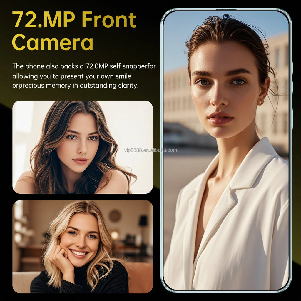High Quality X7 Pro 16+1TB Smartphone 7.3 Inch Big Screen Android 14 Cellphones Mobile