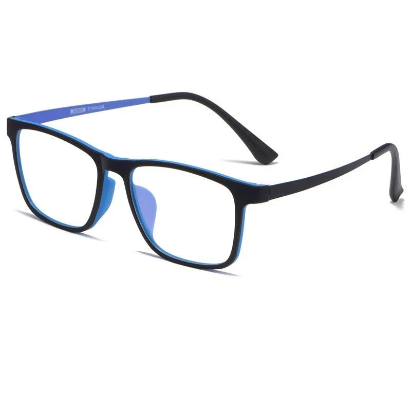 YIMARUILI Men's Square Glasses – Ultra-Light Titanium Optical Frames
