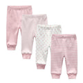 3/4PCS/SET Newborn Pants Cartoon Design Four Seasons Baby 100%Cotton Soft Girl Pants Baby Boy trousers Pants 0-24M For Kids