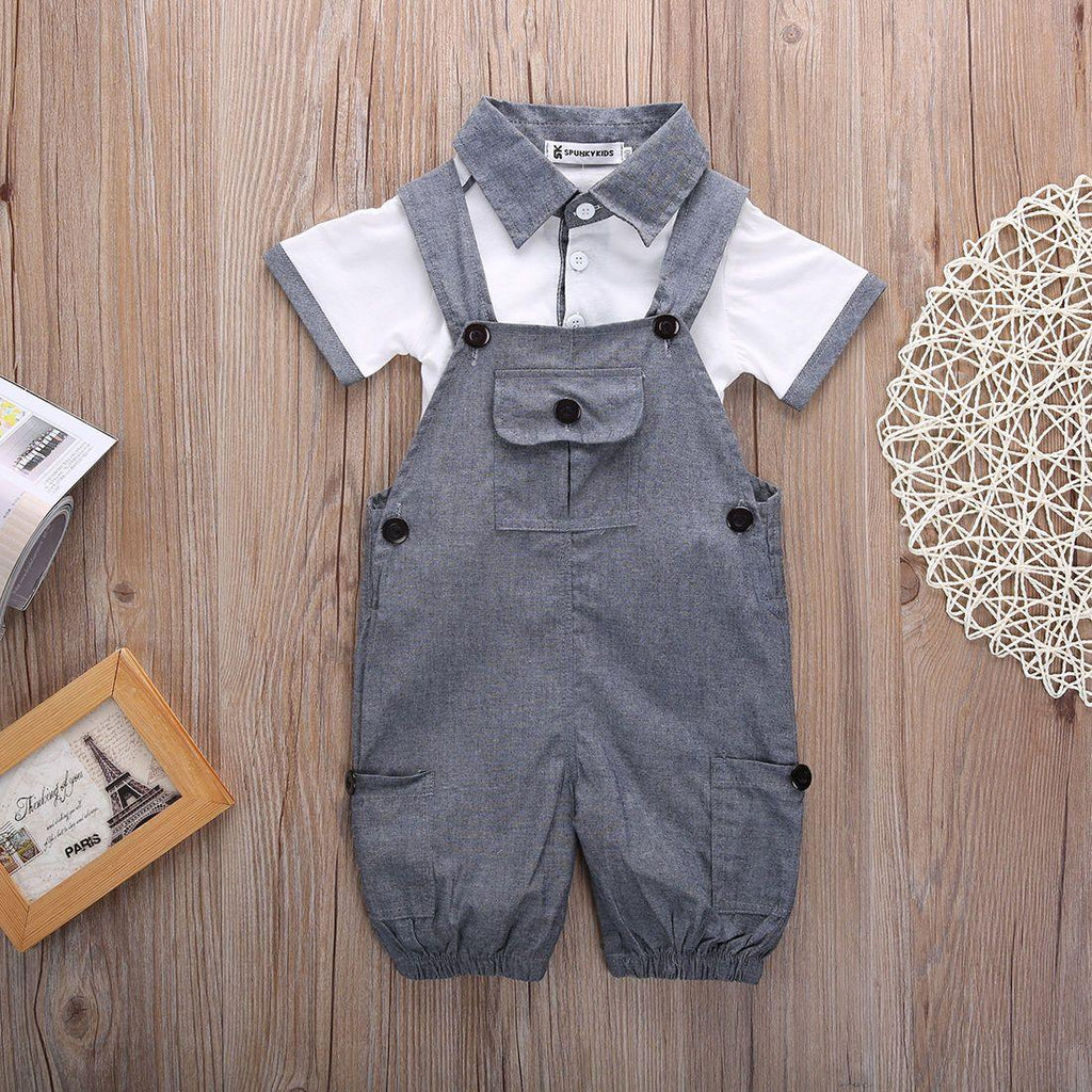 Baby Boys Cloth Set Infants T-shirt Top Bib Pants Kids Jumpsuit Newborn Baby Clothing Baby's Sets In Elegant Design