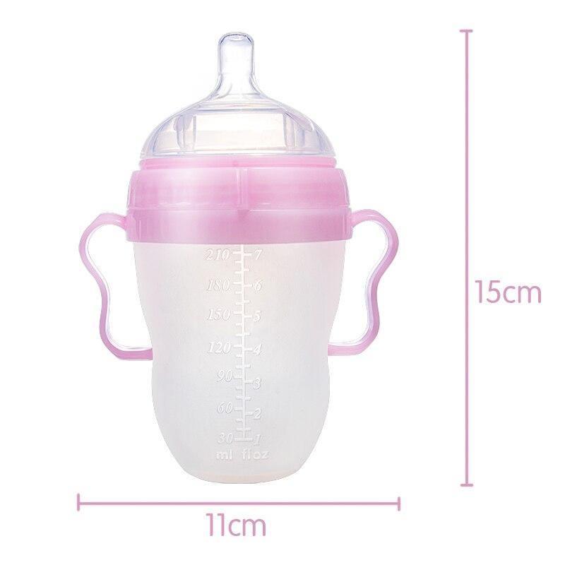 Silicone Baby Bottle Baby Milk Silicone Feeding Bottle Kids Drink Water Bottle Children Bottle For Kids