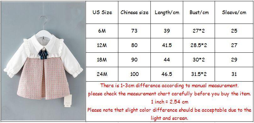 Modern Retro Vintage Handade Cute Newborn Infant Toddler Baby Girls Dress with A-line Lantern Sleeve For Girls Kids