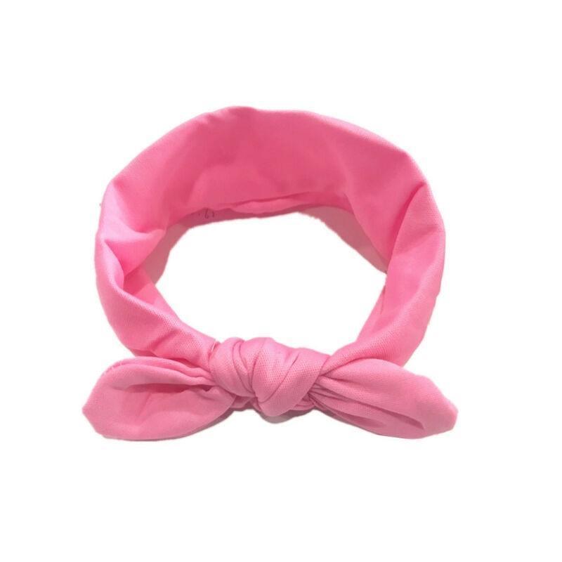 Baby Solid Bowknot Hairband Cute Soft Head Elastic Headband Princess Cute Headband Headwear Hair Accessories For Girls