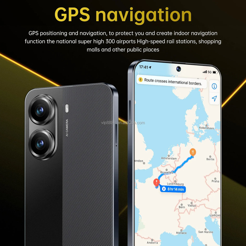 High Quality X7 Pro 16+1TB Smartphone 7.3 Inch Big Screen Android 14 Cellphones Mobile
