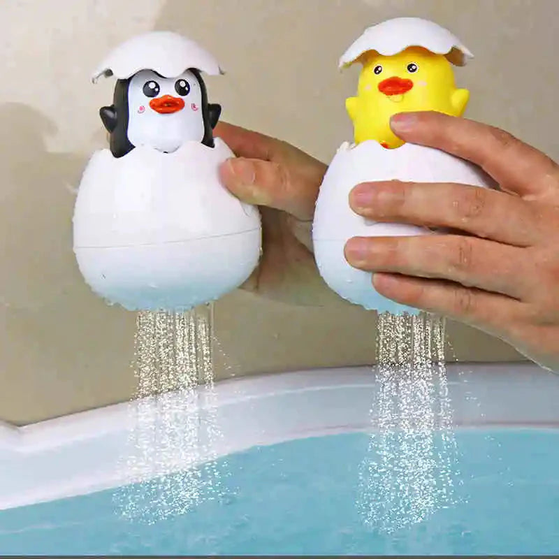 Baby Bath Toys - Duck & Penguin Water Spray Shower Toys | Fun & Safe Bath Time Gift for Kids