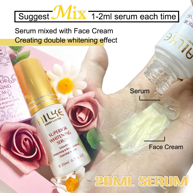 AILKE Dark Spot Corrector Hydration Facial Cream With Spf35+ Lighting Skin Tone Anti-sunburn Skin Care