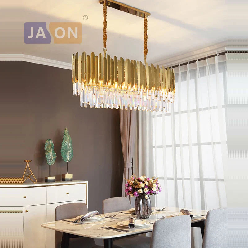 Gold Silver Desinger Dimmable LED Chandelier Lighting Hanging Lamps Lustre Suspension