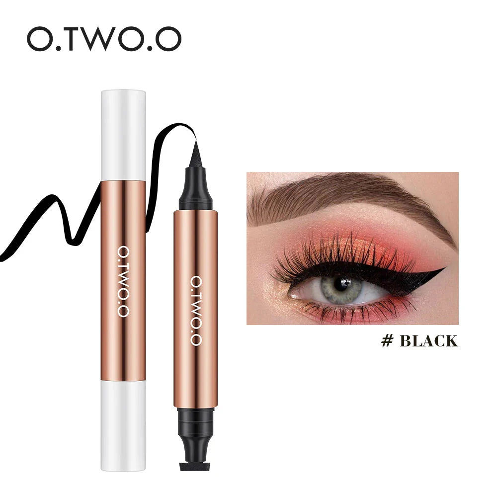 O.TWO.O Black Eyeliner Stamp Pen Waterproof Fast Dry Eye Liner