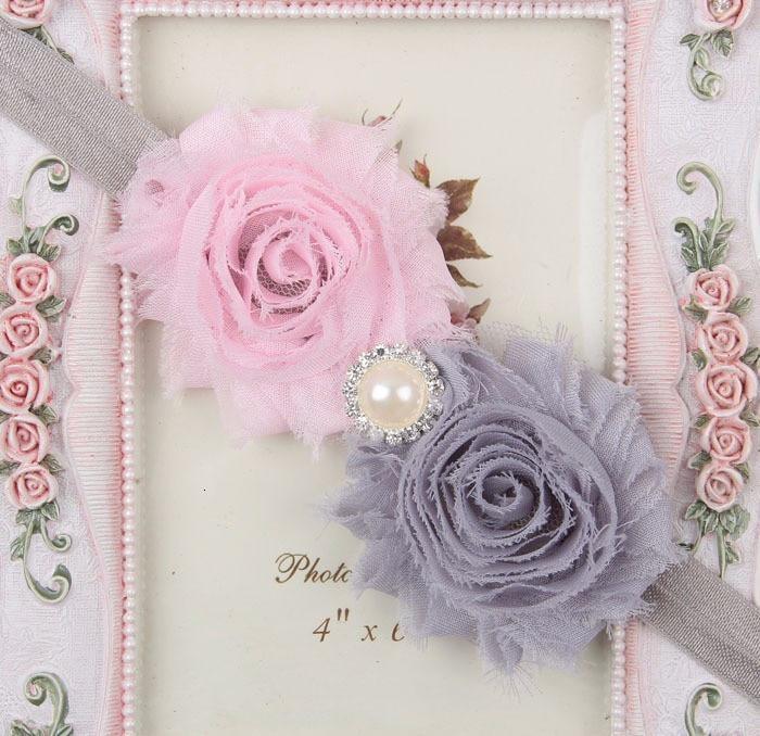 Handmade Flower Newborn Headwear Head Wrap Band Hairband Gift Toddlers For Baby Girls