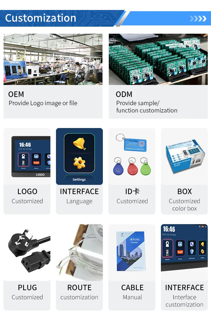 For Smart Community and Home Security System Equipped Door Phones Ideal for Farmhouse & Rural Homestays