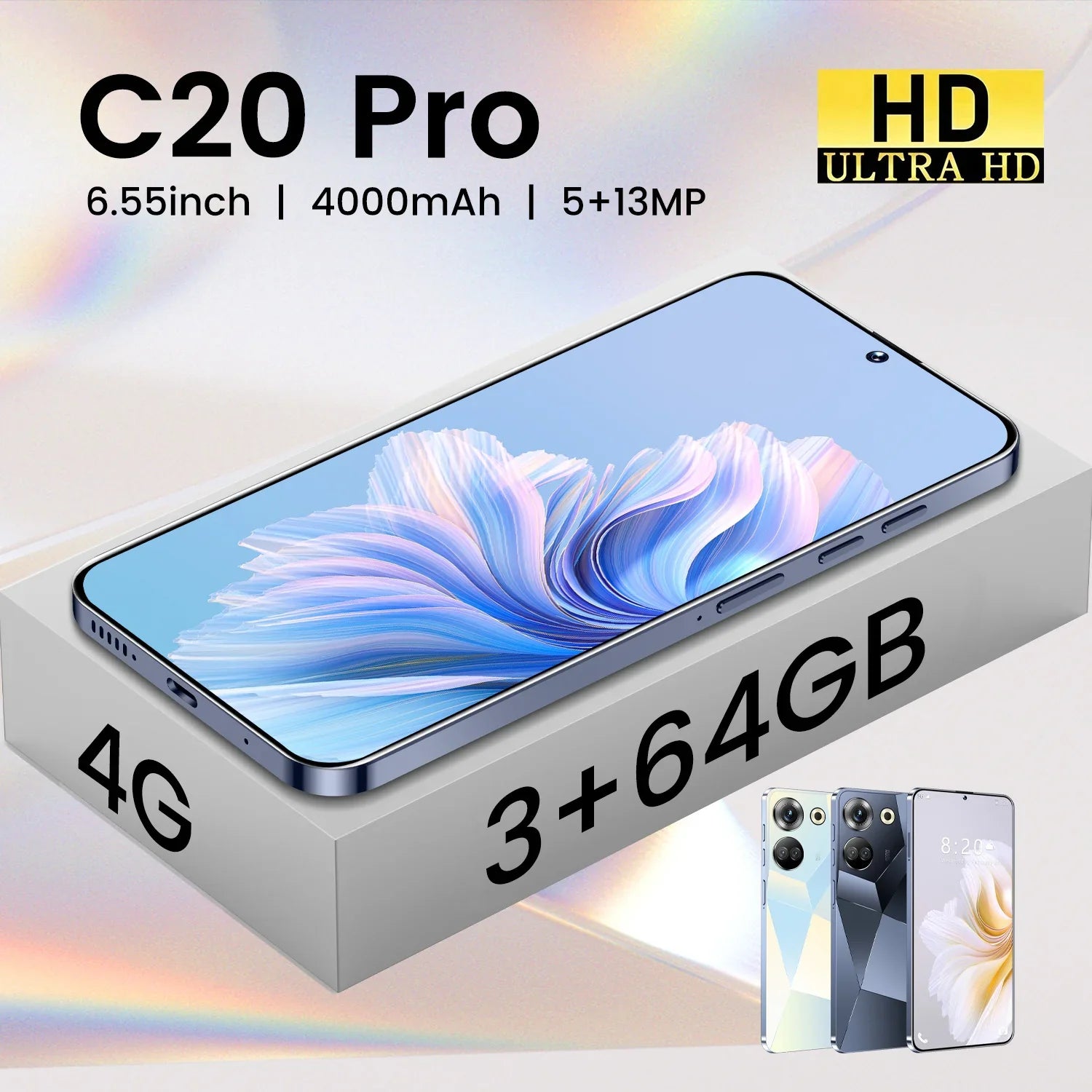 Tacno C20 Pro 5G Smartphone Android Cell Phone 16GB+1TB 2024 Hot Selling 60MP+108MP Dual Camera Face Unlock Full  Smart Mobile