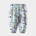 Baby Boys Thin Pants Anti Mosquito Trousers Girls Sleepwear Children Pajama Pants For Air Conditioner