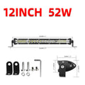 CO LIGHT 10D 10 20 30 inch 52W 104W 156W LED Work Light Bar Combo 4x4 Offroad LED Light Bar for Tractor Boat 4WD 4x4 Trucks ATV