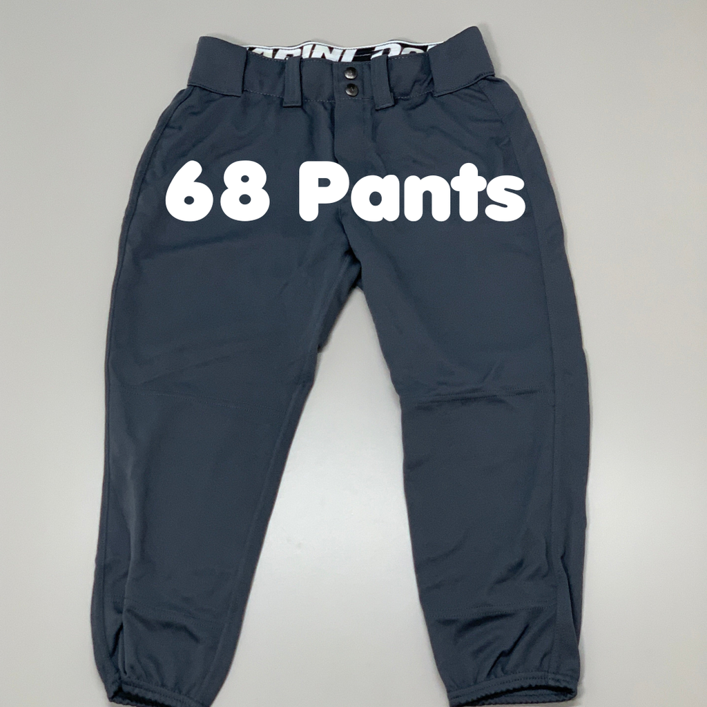 Pallet of DEMARINI 68 Fierce Fastpitch Belted Softball Pant Women's Sz L Grey WTD4040CHGL